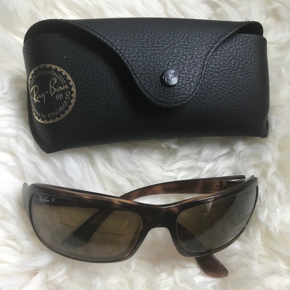 Authentic Ray Ban sunglasses with case